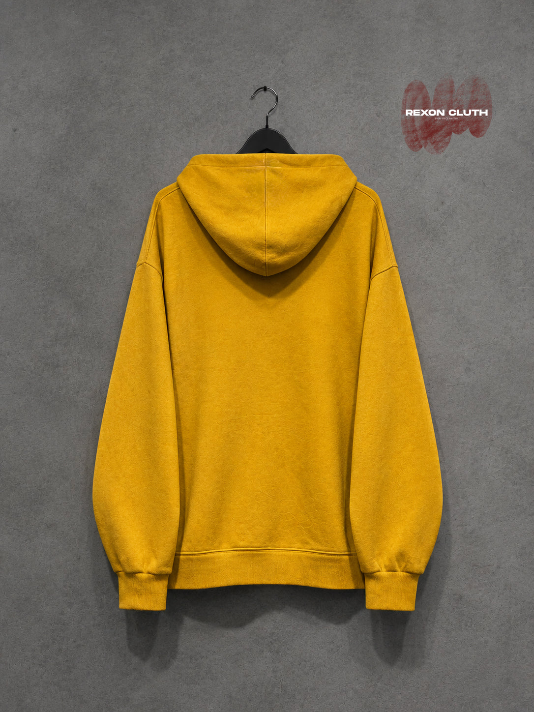 Golden Yellow “I’m Lovin’ It” Graphic Pullover Hoodie