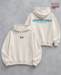 Minimal Cream Signature Logo Pullover Hoodie
