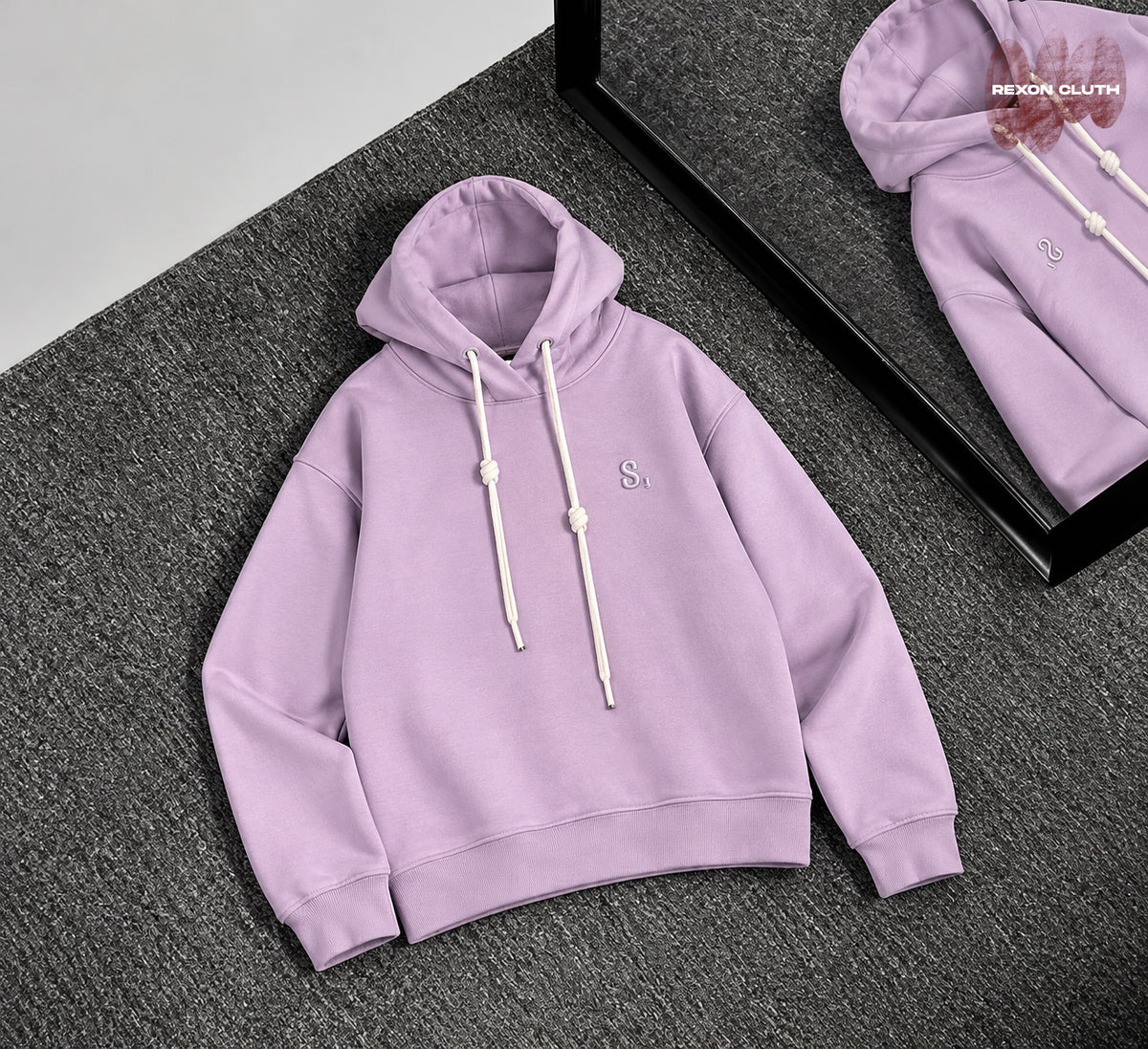 Lavender Mist Oversized Hoodie – Minimalist Premium Hoodie.