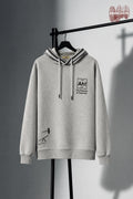 Ash Grey “Ah!” Graphic Hoodie – Contemporary Streetwear Essential