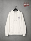Off-White Floral Rose Graphic Pullover Hoodie